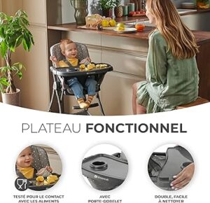 Kinderkraft FOLDEE Chaise Haute pour Bébé